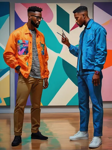 blue print,oddcouple,preachers,clover jackets,artists,video scene,artists of stars,business icons,jacket,social,mentorship,confuse the enemy,men clothes,wax figures museum,men's wear,bolero jacket,entertainers,icons,connect competition,rappers,Conceptual Art,Daily,Daily 24