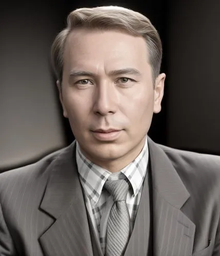 man in suit with tie and checkered shirt,nikonov,astakhov,topoyev,nakhimov,pushkov,rakhimov,Common,Common,Natural