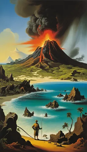 volcanic landscape,volcanism,volcanic field,volcanos,types of volcanic eruptions,volcanic activity,the volcano avachinsky,volcanoes,volcano,volcanic,gorely volcano,volcano poas,krafla volcano,active volcano,volcanic landform,stratovolcano,volcano laki,volcano area,volcanic eruption,lava plain,Art,Artistic Painting,Artistic Painting 20