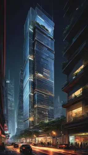 guangzhou,skyscraper,the skyscraper,futuristic architecture,cybercity,chengdu,chongqing,supertall,shanghai,chengli,electric tower,urban towers,shenzhen,escala,cyberport,xujiahui,residential tower,ctbuh,skyscraping,zhangzhou,Illustration,Paper based,Paper Based 05