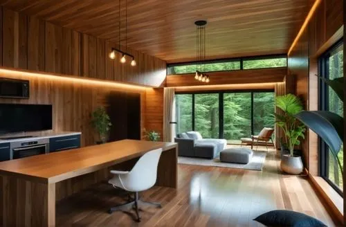 interior modern design,modern room,cabin,wood casework,paneling,contemporary decor,modern living room,modern office,mid century house,modern decor,bohlin,prefab,electrohome,livingroom,home interior,interior design,cube house,forest house,cubic house,timber house