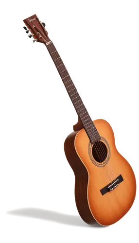 acoustic guitar, wooden body, six strings, tuning pegs, fretboard, solo, close-up, detailed texture, warm lighting, shallow depth of field, 3/4 composition, realistic, cinematic rendering, soft focus,