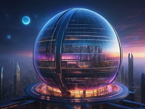 glass sphere,technosphere,futuristic architecture,primosphere,cybercity,arcology,crystal egg,futuristic landscape,nest easter,crystalball,europacorp,perisphere,cyberworld,easter easter egg,egg,cybertown,spheres,large egg,cosmosphere,spherion,Illustration,Realistic Fantasy,Realistic Fantasy 26