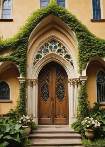 garden door,front door,pointed arch,doorways,church door,entryway,entranceway,doorway,portal,entryways,the threshold of the house,house entrance,pcusa,entrances,doors,three centered arch,archways,door wreath,kykuit,main door,Illustration,Realistic Fantasy,Realistic Fantasy 09