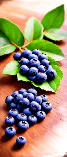 Ripe blueberry, juicy pulp, plump shape, green leaves, wooden table, morning light, soft focus, shallow depth of field, warm color tone, still life composition, cinematic lighting.,a wooden table hold