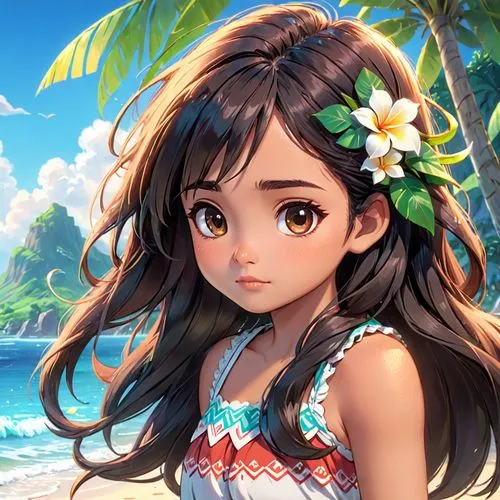 moana,luau,honolulu,aloha,polynesian girl,hula,beach background,summer background,maui,hawaii,summer icons,tahiti,polynesian,candy island girl,mai tai,tropical floral background,hawaiian,portrait background,blue hawaii,kona,Anime,Anime,Traditional