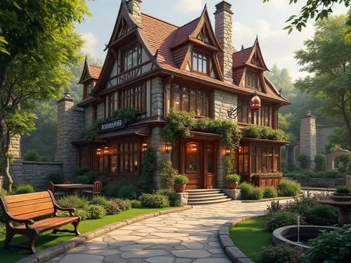 victorian house,fairy tale castle,house in the forest,beautiful home,old victorian,dreamhouse,fairytale castle,victorian,forest house,country house,country cottage,summer cottage,wooden house,country estate,maplecroft,house in the mountains,cottage,victorian style,witch's house,fairy tale,Photography,General,Realistic