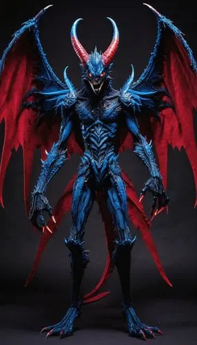 garuda,devil,dark-type,patung garuda,diablo,blue demon,krampus,cynosbatos,daemon,archangel,3d figure,vax figure,demon,satan,3d model,revoltech,the archangel,spawn,gargoyle,supernatural creature,Unique,Pixel,Pixel 04