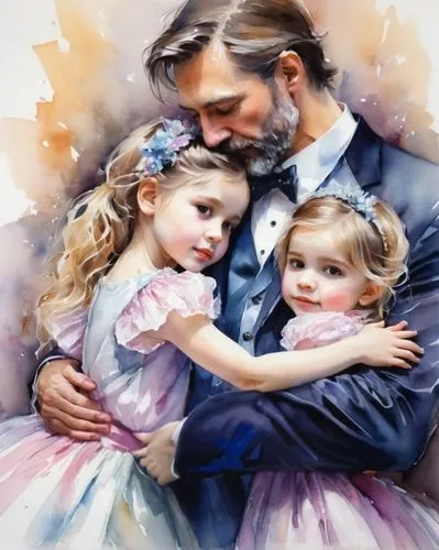 holy family,father's love,harmonious family,happy father's day,little angels,figli