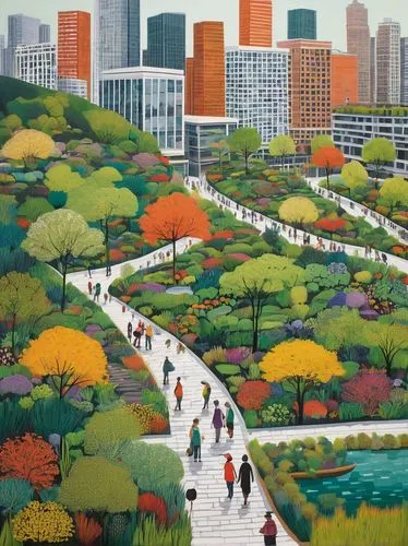 central park,park akanda,herman park,urban park,pangyo,japan garden,biopolis,conservancy,brackenridge,apgujeong,seoul,kinkakuji,tokyo city,japan landscape,osaka castle,ibirapuera,zilker,tokyo,arboretum,sake gardens,Art,Artistic Painting,Artistic Painting 25