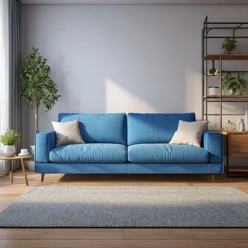 air conditioning, installation high resolution, living room, blue couch,sofa,sofa set,sofas,soft furniture,loveseat,sofa cushions,sofaer,water sofa,danish furniture,settee,blue pillow,modern minimalis