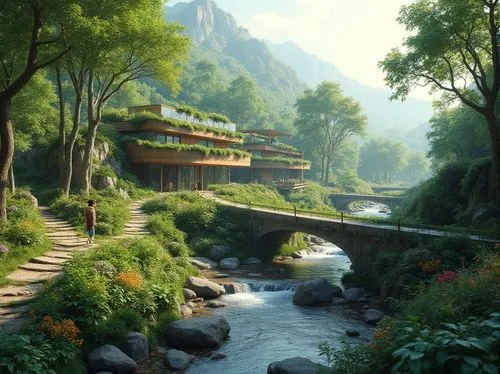 shaoming,hushan,wudang,tigers nest,xiangshan,yunnan,asian architecture,lijiang,qingcheng,wenchuan,jiangzhou,huayi,river landscape,guizhou,hezhou,world digital painting,huashan,wuyi,qingming,fallingwater,Photography,General,Realistic