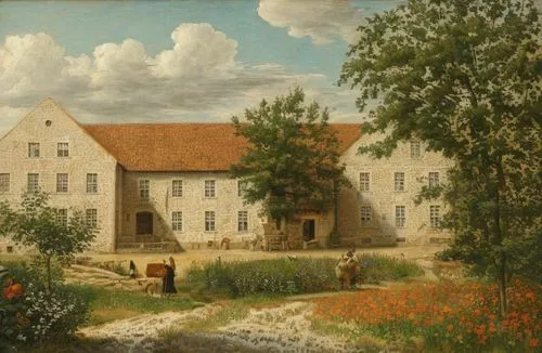 dutch mill,old mill,farmhouse,village scene,house hevelius,groenendael,flour mill,the garden society of gothenburg,mill,millet,karrenwiel,water mill,dutch landscape,groseillier,boitzenburg,post mill,zwartnek arassari,convent,country house,danish house,Art sketch,Art sketch,15th Century