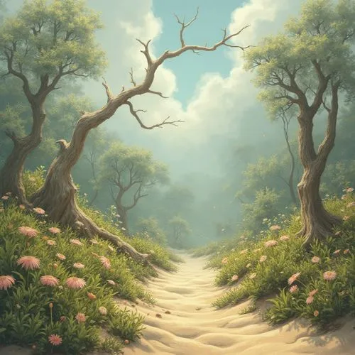 fairy forest,forest path,elven forest,the mystical path,fantasy landscape,forest of dreams,pathway,forest glade,forest landscape,enchanted forest,fairytale forest,tree grove,hiking path,the path,fairy world,forest road,elfland,mushroom landscape,fairyland,way of the roses,Photography,General,Realistic