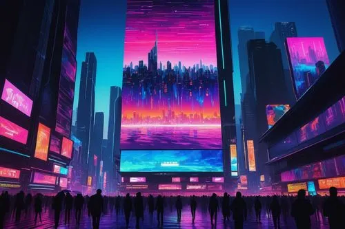 shinjuku,colorful city,futuristic landscape,tokyo city,tokyo,panoramical,cityscape,cyberpunk,cyberspace,shibuya,dusk,metropolis,spectrum,fantasy city,ultraviolet,futuristic,dusk background,city lights,city at night,aesthetic,Art,Artistic Painting,Artistic Painting 04