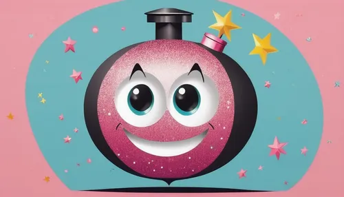 perfume bottle,tiktok icon,gumball machine,nannyberry,wash bottle,coconut perfume,pink peppercorn,pitahaya,rock pear,pitaya,spray bottle,bowling ball bag,stylized macaron,kidney bean,pepper shaker,cute cartoon character,fragrance teapot,candy cauldron,bell apple,bladder cherry,Art,Artistic Painting,Artistic Painting 24