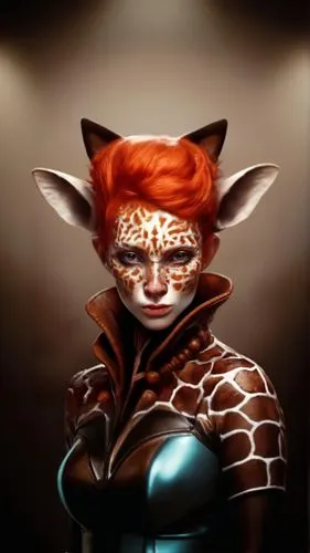 darth talon,firestar,fantasy portrait,sphynx,hosana,female warrior,cosmetic,huntress,world digital painting,felidae,bodypaint,digital painting,dhole,bodypainting,gara,tigerle,leopard's bane,cassiopeia,body painting,callisto