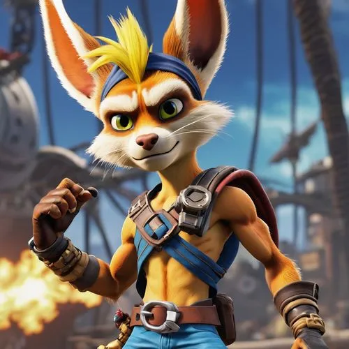 Jak (Jak and Daxter) as a Suicide Squad Member ,daxter,jak,starfox,bandicoot,tenkrat,starlink,kontopirakis,rocket raccoon,fennec,pip,wildstar,jackal,nick,hopps,carmeli,tangelo,kazma,beadon,carmelita,j