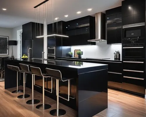 dark cabinets,dark cabinetry,modern kitchen interior,kitchen design,modern kitchen,kitchen interior,kitchens,backsplash,modern minimalist kitchen,countertops,interior modern design,contemporary decor,cocina,big kitchen,kitchen remodel,kitchen,gaggenau,countertop,kitchen counter,cabinets,Illustration,Black and White,Black and White 21