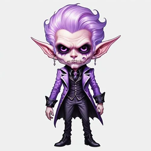 vladislaus,heimerdinger,xehanort,faegre,violet head elf,male elf,Illustration,Abstract Fantasy,Abstract Fantasy 11