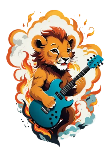 thundercat,lion - feline,lion,musical rodent,vector illustration,skeezy lion,forest king lion,firestar,lion number,fire logo,guitar solo,mozilla,guitar player,rock band,electric guitar,to roar,guitar,lion father,cat vector,life stage icon