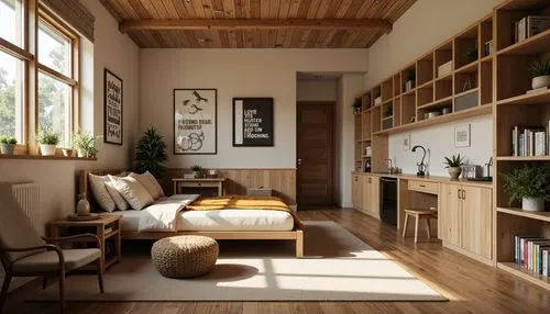 home interior,livingroom,living room,loft,modern room,contemporary decor,modern decor,japanese-style room,interior design,sitting room,wooden beams,wooden floor,hardwood floors,scandinavian style,hallway space,wood floor,interior decor,home corner,wooden windows,interiors