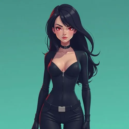 catsuit,catsuits,fujiko,michiko,black suit,bodysuit,asami,shadman,catwoman,vayne,black cat,black widow,haeju,gwen,eldena,villainess,vector girl,junji,taki,emiko,Illustration,Vector,Vector 01