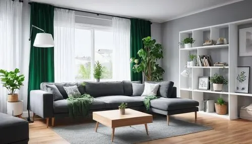 green living,apartment,shared apartment,apartment lounge,livingroom,an apartment,modern decor,living room,modern room,home interior,modern living room,scandinavian style,3d rendering,contemporary decor,appartement,interior decoration,modern minimalist lounge,furnishing,danish furniture,interior design,Illustration,Realistic Fantasy,Realistic Fantasy 05