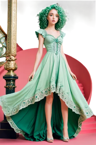 princess anna,vintage doll,fairy queen,miss circassian,fairy tale character,rosa 'the fairy,thumbelina,peignoir,green mermaid scale,dress doll,female doll,cendrillon,ball gown,rosa ' the fairy,doll dress,anarkali,tink,derivable,celtic queen,crinoline,Conceptual Art,Fantasy,Fantasy 22