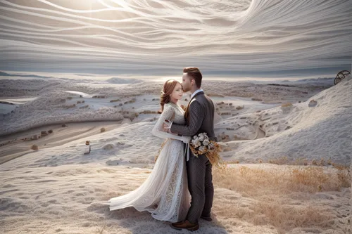 wedding photography,silver wedding,wedding photo,white sands dunes,snow fields,photo manipulation,loving couple sunrise,love in the mist,snow landscape,photomanipulation,winter background,image manipulation,wedding frame,wedding couple,eternal snow,fragrant snow sea,winter dream,snow scene,romantic portrait,wedding photographer