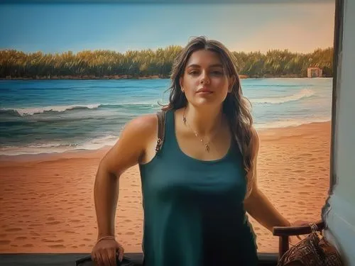 anushka shetty,beach background,kajal,world digital painting,photo painting,digital compositing,aditi rao hydari,pooja,woman sitting,kerala,transparent image,digital painting,oil painting,oil painting