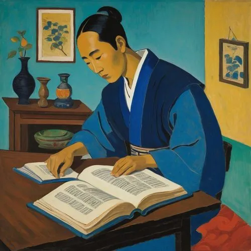 tatsuro,yasunari,foujita,kuniyoshi,ukiyoe,zhuangzi,Art,Artistic Painting,Artistic Painting 27