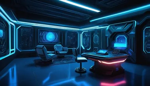 ufo interior,sci fi surgery room,spaceship space,3d render,sky space concept,blue room,scifi,computer room,nightclub,3d mockup,spaceship,sci fi,tardis,cabin,sci - fi,sci-fi,cinema 4d,neon coffee,3d rendered,interiors,Illustration,American Style,American Style 12