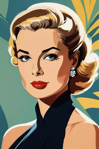 retro 1950's clip art,art deco woman,marylyn monroe - female,retro women,art deco background,vector illustration,fashion vector,retro woman,jane russell-female,vector graphics,marilyn monroe,vector graphic,vintage illustration,vector art,vector image,portrait background,vector images,femme fatale,wpap,grace kelly,Illustration,American Style,American Style 09