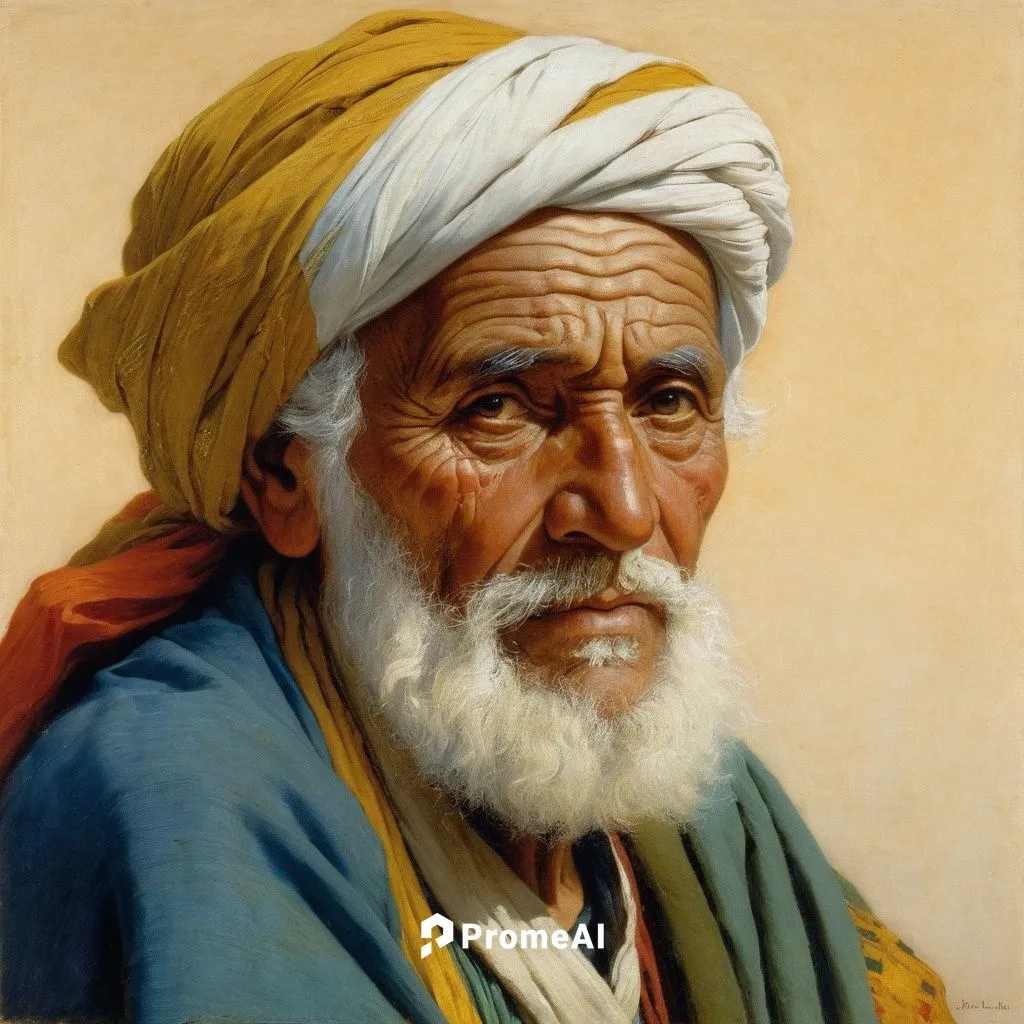 an old man north africa ,bedouin,mandaeans,balkhi,mawlana,bafarawa,moulavi,mohammedmian,turban,saadi,nasruddin,khaldiyah,shaykh,molana,haqiqatjou,abraham,qilada,mandaean,mahmoudiyah,salimullah,avicenn