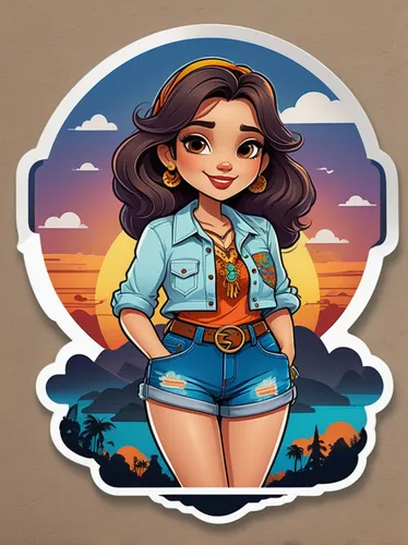 flat blogger icon,countrygirl,jean button,summer icons,retro girl,farm girl,park ranger,pubg mascot,girl in overalls,blogger icon,wrangler,vector illustration,kr badge,summer clip art,clipart sticker,patches,store icon,cowgirl,desert background,game illustration,Unique,Design,Logo Design