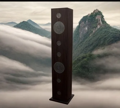 Torre se sonido elegante en negro satinado y mate,beautiful speaker,digital bi-amp powered loudspeaker,monolith,block flute,loudspeakers,incense with stand,lotus stone,bamboo flute,huayu bd 562,beauti