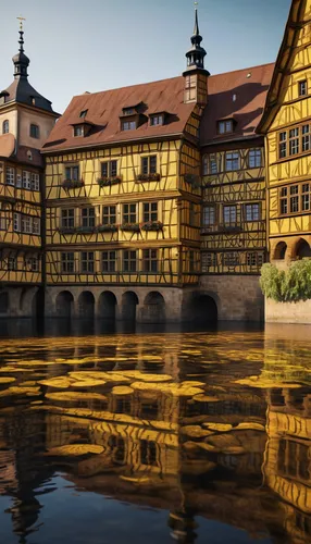 tübingen,nuremberg,half-timbered houses,bamberg,half-timbered,half-timbered wall,half-timbered house,maulbronn monastery,rothenburg,fairy tale castle sigmaringen,half timbered,luneburg,esslingen,colmar,city moat,wissembourg,colmar city,reflections in water,medieval architecture,freiburg,Photography,General,Sci-Fi