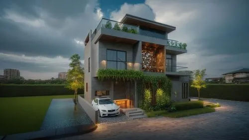 modern house,sky apartment,3d rendering,residential house,smart home,modern architecture,eco-construction,cubic house,smart house,residential tower,residential,shared apartment,build by mirza golam pi