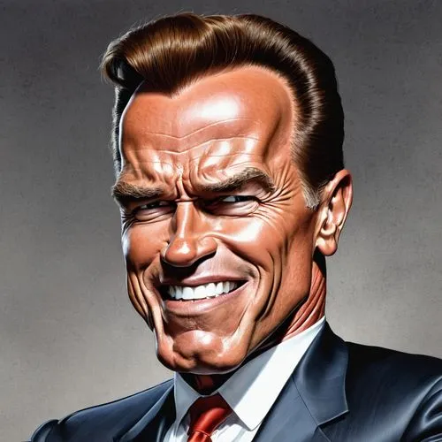 Arnold Schwarzenegger,subgenius,schwarzenegger,nicholson,richard nixon,colorization,farragher,frankenheimer,gorshin,pompadour,kuenzer,arnie,reaganesque,pompadoured,arnold,reagans,romney,banatski,color