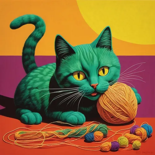 yarn,cat toy,cat vector,colored pencil background,to knit,knitting,balloon with string,cat food,colorful pasta,cellophane noodles,vintage cat,sock yarn,cat image,capricorn kitz,painting easter egg,domestic cat,play dough,knitting needles,cool pop art,whiskered,Conceptual Art,Daily,Daily 19