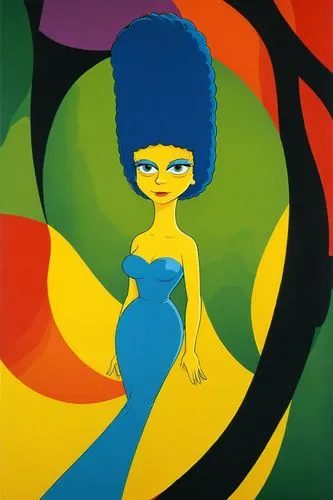 mystique,art deco woman,samba deluxe,pop art woman,afro american girls,1967,modern pop art,afro,african woman,popart,ella fitzgerald,cool pop art,abstract cartoon art,60s,ann margarett-hollywood,1971,italian poster,blue hawaii,rockabella,black woman,Illustration,Vector,Vector 09