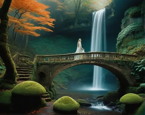 fantasy picture,bridal veil fall,fairy world,fantasy landscape,bridal veil,green waterfall,fairytale,fairytale forest,fairy tale,a fairy tale,fairy forest,enchanted forest,japan landscape,waterfall,waterfalls,theatrical scenery,water fall,fantasy art,3d fantasy,wishing well,Photography,Documentary Photography,Documentary Photography 21