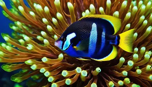 dori,anemonefish,anemone fish,amphiprion,blue anemone,nemo,yellow anemone,imperator angelfish,butterflyfish,clownfish,clown fish,dory,blue peacock,coral guardian,blue angel fish,ray anemone,cychropsis,anemone of the seas,chaetodon,large anemone,Photography,Artistic Photography,Artistic Photography 01