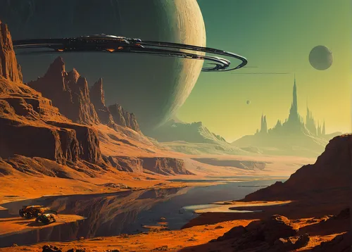 futuristic landscape,alien planet,alien world,gas planet,sci fi,scifi,desert planet,sci fiction illustration,sci-fi,sci - fi,space art,vast,exoplanet,terraforming,federation,fantasy landscape,extraterrestrial life,barren,planet alien sky,red planet,Conceptual Art,Sci-Fi,Sci-Fi 17