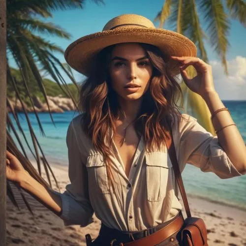 panama hat,sun hat,coconut hat,high sun hat,leather hat,sombrero,straw hat,holding a coconut,beach background,fedora,summer hat,the hat-female,mock sun hat,lara,girl wearing hat,boho,brown hat,ordinar