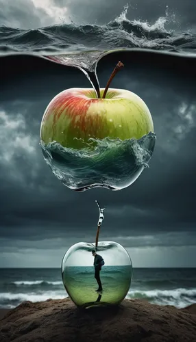 photo manipulation,conceptual photography,surrealism,photoshop manipulation,photomanipulation,water apple,apple design,green apple,image manipulation,pear cognition,worm apple,woman eating apple,apple world,surrealistic,sleeping apple,core the apple,photoshop creativity,apple logo,piece of apple,apple,Photography,Artistic Photography,Artistic Photography 05