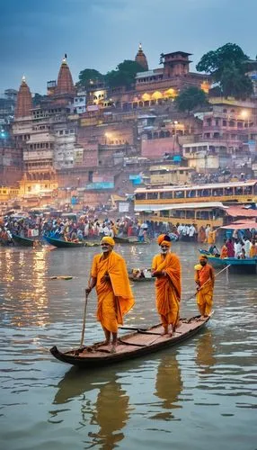 The holy city of Varanasi comes alive in a different way during the monsoon. As the rain washes over the ghats, the Ganges river reflects a soft, silvery sheen. Devotees, undeterred by the downpour, c