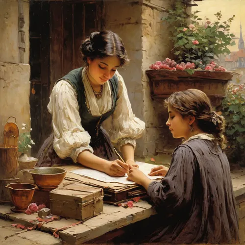 Write a heartfelt message expressing deep affection and gratitude.,children studying,tutor,young women,child with a book,readers,girl studying,girl picking apples,girl in the kitchen,girl with bread-a