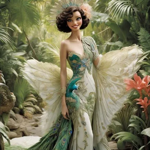 fairy queen,faerie,amazonica,faery,domergue,flower fairy